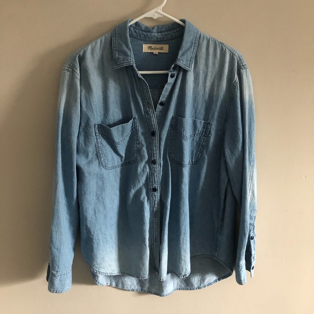 Madewell Blue Denim Shirt for women